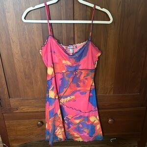 Vibrant Multicolor Slip Dress